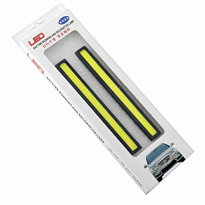 Ходовые огни SKYWAY 12V COB диод (~145*3*15мм) 2шт /10шт